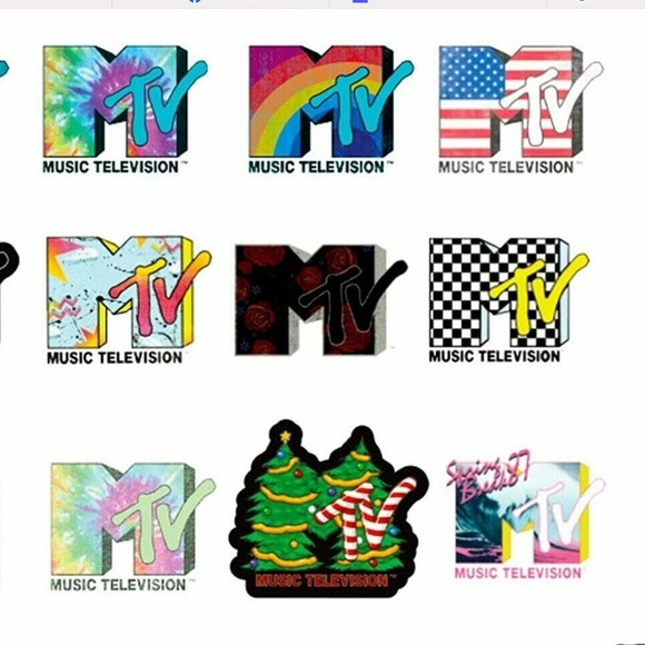 50pcs MTV Vinyl Waterproof Sticker Matte Finish - Picture 2 of 4